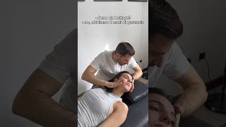 Per prenotazioni WhatsApp al 3791074015 📲 osteopata osteopatia thrust asmr [upl. by Gaspard266]