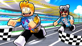 3000000 SPEED Race in Roblox RunStar Simulator [upl. by Aralc]