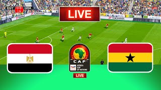 LIVE🔴 EGYPT Vs GHANA  Africa Cup of Nations  Live Football Match Today [upl. by Ryun372]