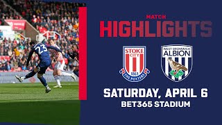 Honours even in the Potteries  Stoke City 22 Albion  MATCH HIGHLIGHTS [upl. by Urial]