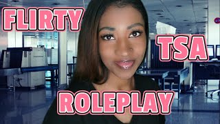 ASMR Roleplay Flirty TSA Flirty Gloves Personal Attention Head Check [upl. by Janie]