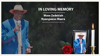 FARE THEE WELL ZEDEKIAH NYANGWESO MAERA [upl. by Yoc]