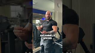 Kurze vs lange Pausenzeiten 🤔 gannikusbodybuildingmuskelaufbaugymgainskrafttrainingfitness [upl. by Rengia]