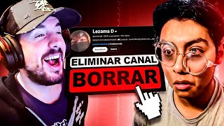 TAISONTV LE BORRA EL CANAL A LEZAMA PRUEBAS DEFINITIVAS Reacción [upl. by Jesselyn]