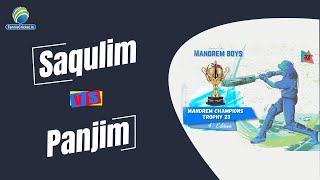 Saqulim Vs Panjim  Mandrem Champions Trophy [upl. by Jadda]