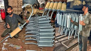 The Manufacturing Of Rickshaw Muffler Complete Rickshaw Muffler Making Process in Factory [upl. by Stout]