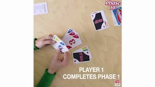 How to play Phase 10 Gameplay [upl. by Irene346]