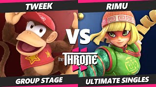 The Throne 2  Tweek Diddy Kong Vs Rimu Min Min Smash Ultimate  SSBU [upl. by Awe]