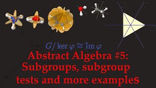 Abstract Algebra 5 Subgroups subgroup tests and some properties of groups [upl. by Rihana]