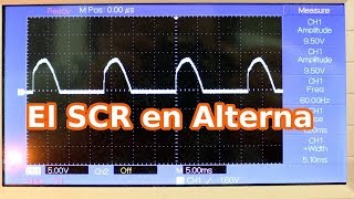 ¿Cómo se Comporta el SCR o Tiristor en Corriente Alterna [upl. by Dunkin]