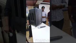 ahuja ABX800 60 Watts trolley with 2 mics Bluetooth ECho effectsahuja showroom SSPAudioVisuals [upl. by Ytsenoh418]