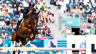 ‘He was incredible’ Burton wins Olympic eventing silver for Australia on borrowed horse [upl. by Meris]