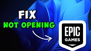 How to Fix Epic Games Laucher Not LaunchingOpening Fixed ✅ [upl. by Auberon]