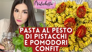 FUSILLI AL PESTO DI PISTACCHI E POMODORINI CONFIT  Valecheffa [upl. by Annmarie]