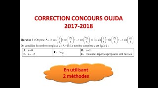 Correction Concours de Médecine Oujda 20172018  Question 1 [upl. by Arhna453]