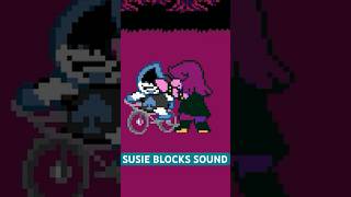 Deltarune SUSIE BLOCKS SOUND [upl. by Karilla301]