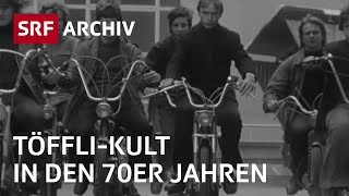 TöffliBoom in der Schweiz 1972  Mofa fahren ist Kult  SRF Archiv [upl. by Haye]