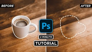 How to Use the ContentAware Fill in Photoshop CC 2MinuteTutorial [upl. by Eixela]