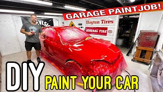 The BEST Beginners Guide to Paint Your Car with NO Paint Booth [upl. by Tito428]