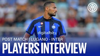 LUGANOINTER 14  DAMBROSIO  FONTANAROSA EXCLUSIVE POST MATCH INTERVIEW SUB ENG🎤⚫️🔵 [upl. by Lered]