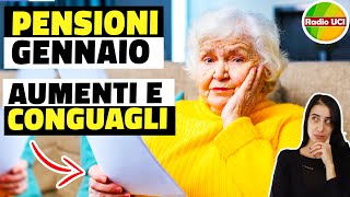 Pensioni Gennaio 2024 PAGAMENTI Aumenti conguagli Cedolino 54 IRPEF [upl. by Rebmak]