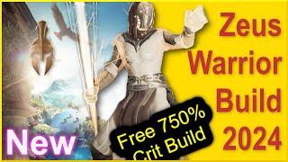 Assassins Creed Odyssey  Zeus God Build  Max Damage Warrior Build 2024  100 Free  Best Build [upl. by Walther277]