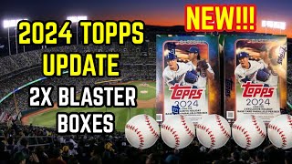 🔵👉NEW 2024 TOPPS UPDATE 2X BLASTER BOXES Opening BASEBALL CARDS👈🔵 [upl. by Gibbs]