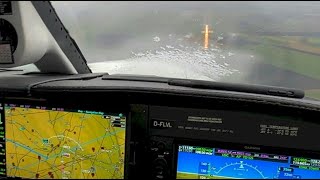 Piper Meridian ICY Approach to Augsburg EDMA [upl. by Irod]