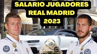 SALARIO JUGADORES REAL MADRID 2023 [upl. by Balcke]