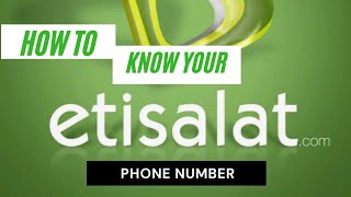 HOW TO KNOW YOUR 9MOBILE PHONE NUMBER [upl. by Reede]