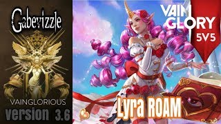 5v5 Gabevizzle  Lyra Roam  Vainglory hero gameplay from pro player [upl. by Trin135]