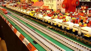 Lego Train Thalys Festi2011 on the custom LGV [upl. by Platto354]