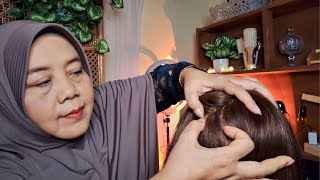 ASMR Mama Bersihkan Kepalamu dari Kutu Rambut  Scalp amp Lice Check Personal Attention [upl. by Ettezel]