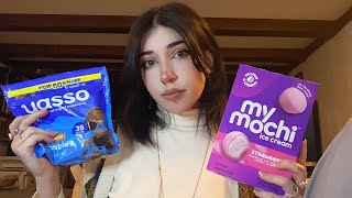 Mukbang Mochi Ice Cream ASMR  Eating Sounds Breathing Sounds Closed Mouth Chewing Whispering [upl. by Niknar684]