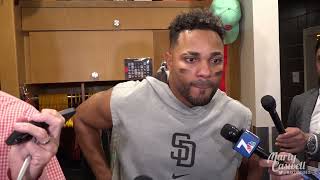 Xander Bogaerts on if Padres were trying to do to much bullpen game amp elimination game vs Dodgers [upl. by Hayyim]