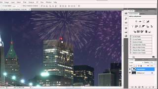 CURSO DE PHOTOSHOP CS5 CREAR FUEGOS ARTIFICIALES [upl. by Tallia]