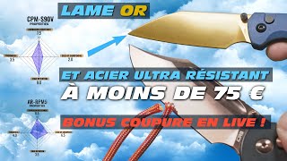 Des lames quotORquot et de lacier ultra résistant à petit prix [upl. by Frost]