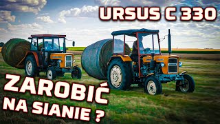 Ursus C330 pomaga ciągnikowi Arbos 👍 Belujemy siano prasą Maschio Extreme z Arbosem 👉 Korbanek [upl. by Kasevich]