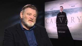 Calvary  Brendan Gleeson Interview [upl. by Adorne40]