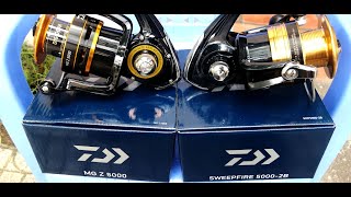 Review 2 Dòng Máy Daiwa MGZ 5000 SWEEPFIRE 5000 2B Siêu Khủng Giá Sinh Viên [upl. by Etsirk]