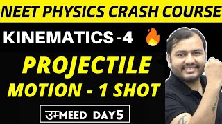 KINEMATICS 04  PROJECTILE MOTION in ONE SHOT  ALL Tricks amp Concepts  NEET Physics Crash Course [upl. by Ydnik]