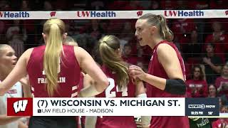 Wisconsin slash Spartans on Senior Night [upl. by Wiburg]