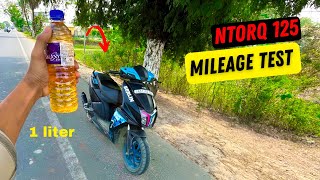 Ntorq Scooty Mileage test With exhaust  Unexpected result  1 litre Petrol ​⁠DimpusVlogs [upl. by Alet]