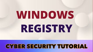 Windows Registry  Tech Tonic with Kiran [upl. by Yenahpets823]