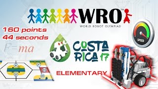 WRO2017 Elementary 160 points 44 seconds Instructions programs curriculums Roboriseitcom [upl. by Notlih]