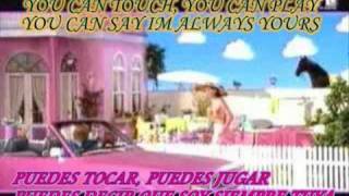 barbie girl aqua con letra lyrics subtitulada en español e ingles [upl. by Dhiman]