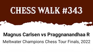 Magnus Carlsen vs Rameshbabu Praggnanandhaa • Meltwater Champions Chess Tour Finals 2022 [upl. by Hafirahs]