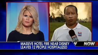 Hotel Fire Near Disney World Leaves 12 Hospitalized [upl. by Francisca]