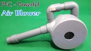 How to Make Powerful 12volt Air Blower Using 775 Motor and PVC Pipe [upl. by Wilmar]