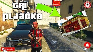 TRI PLJAČKE SA MERCEDESOM GTA V [upl. by Casia]